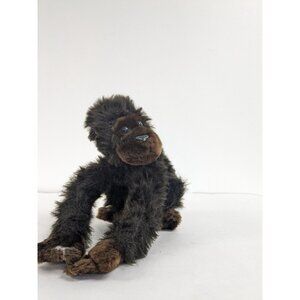 Vintage Dakin Dark Brown Gorilla Monkey 1982 Stuffed Animal 8"